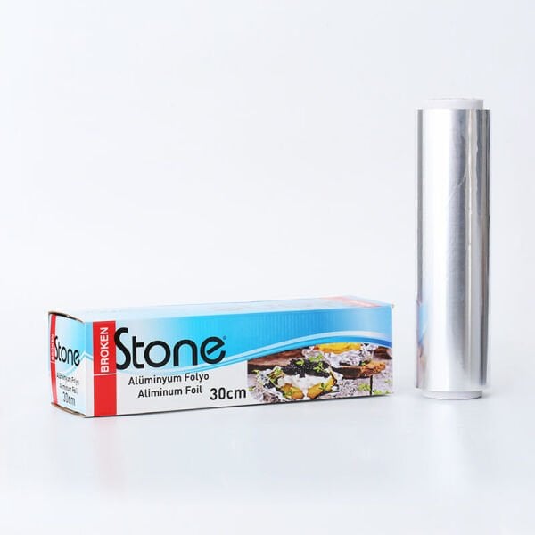 Alüminyum Folyo 30 cm x 2500 gr | Dayanıklı Gıda Uyumlu Folyo (9 Adet)