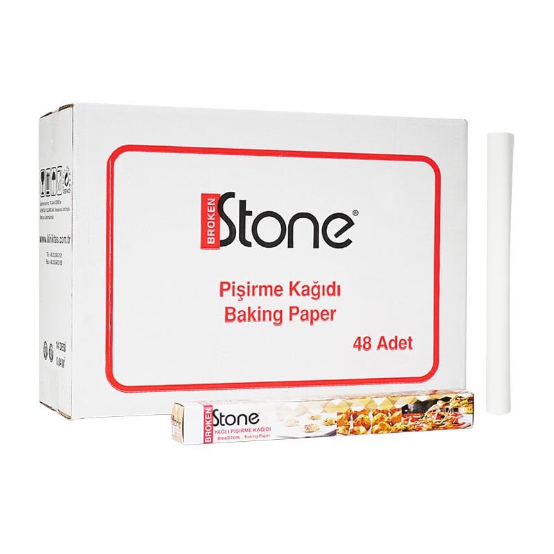 Pişirme Kağıdı 37 cm x 8 mt | Gıda Uyumlu 48 Adet
