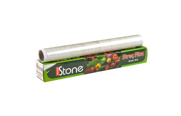 PVC Streç Film 30 cm x 10 m | 8 Mic Gıda Uyumlu – 48 Adet