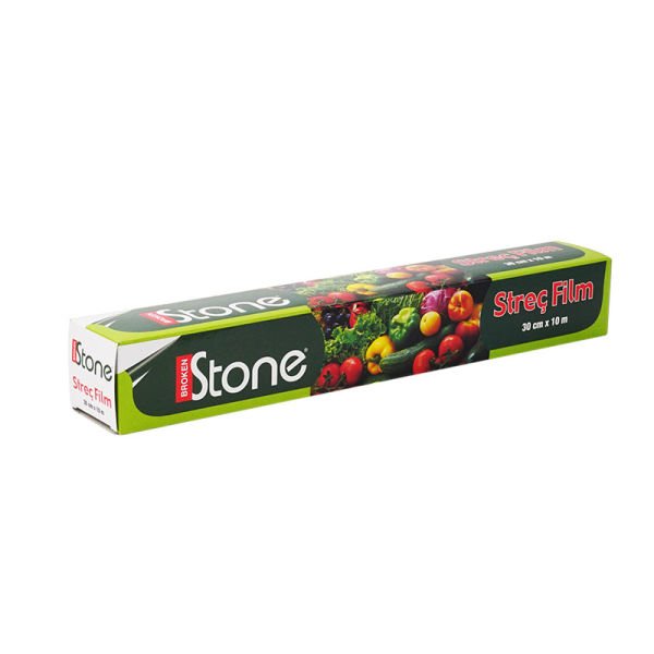 PVC Streç Film 30 cm x 10 m | 8 Mic Gıda Uyumlu – 48 Adet