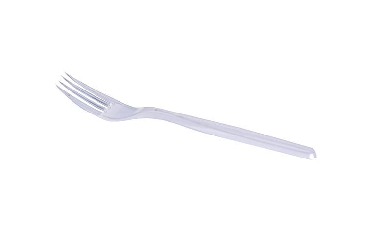 Lüks Plastik Çatal Şeffaf Dizili (3.000 Adet)