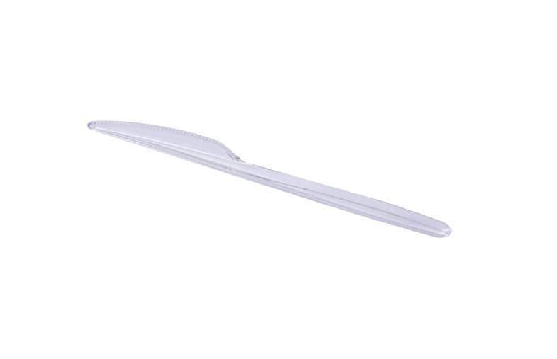Lüks Plastik Bıçak Şeffaf Dizili (3.000 Adet)