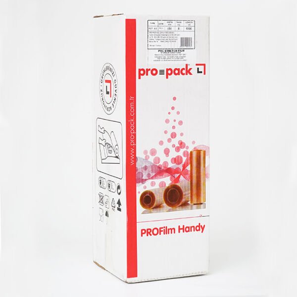 P.E. Streç Film 45 cm x 1.500 m | 8 Mic Gıda Uyumlu – 1 Adet