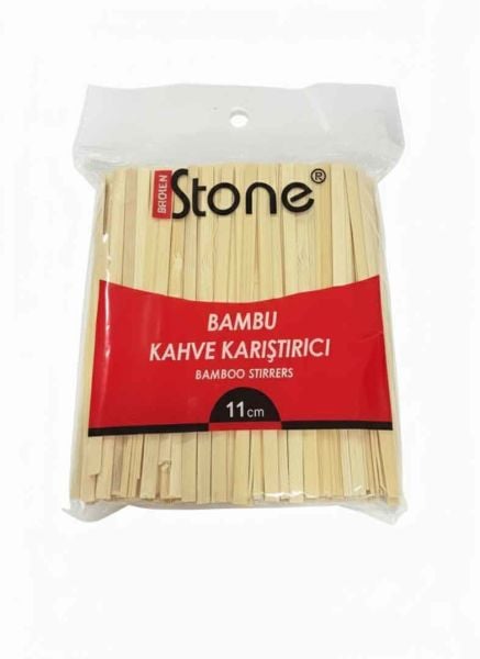 Tahta Karıştırıcı 5mm Eco (400 Ad x 50 Pk) (Bambu)