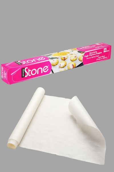 Kesilmiş Pişirme Kağıdı 38x42 cm | 1 Adet | 16 Yaprak | Gıda Uyumlu